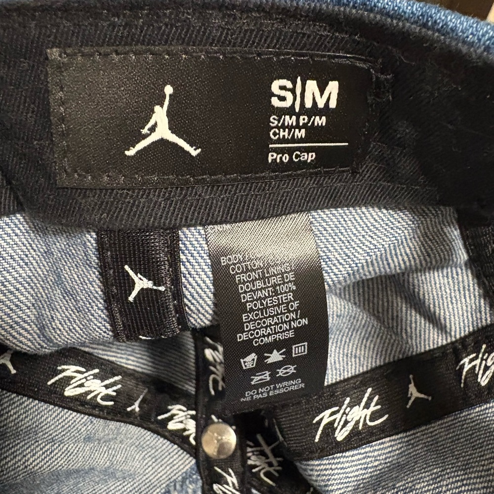 Jordan Denim Blue Cap with White Logo - Picture 8 of 8